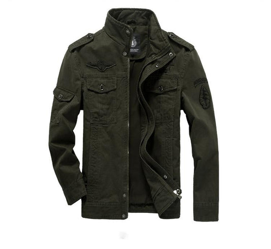 Men's Jacket Military Cargo Plus-size Casual Coat